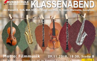 KLASSENABEND / 29.11.2018, 18:30, Studio B