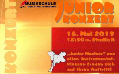 JUNIORKONZERT – 16.05.2019, 18:30 Uhr, Studio B