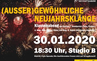 (AUSSER)GEWÖHNLICHE NEUJAHRSKLÄNGE, 30.01.2020, 18:30 Uhr, Studio B