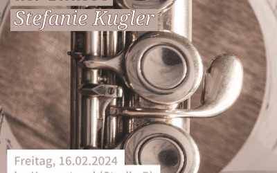 Klassenabend der Klasse Stefanie Kugler (Querflöte), Freitag 16.02.2024, 18:00, Studio B
