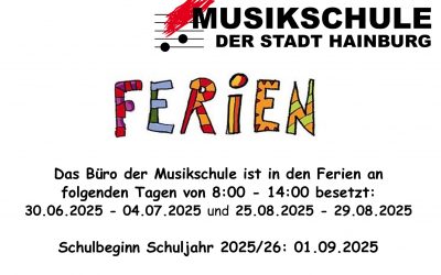 SCHÖNE SOMMERFERIEN!