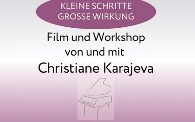 Handgemacht – Klavierworkshop und Film von und mit Christiane Karajeva – 4.12.2025 um 17:00 und 5.12.2025 von 14:00 –  18:00 im Studio B