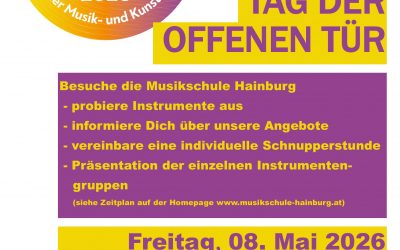 TAG DER OFFENEN TÜR – 08.05.2026 – 16:00 bis 19:00 Uhr